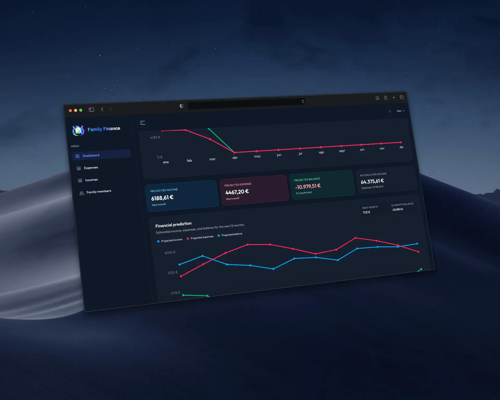Family Finance - Ayuda a gestionar los gastos de un hogar